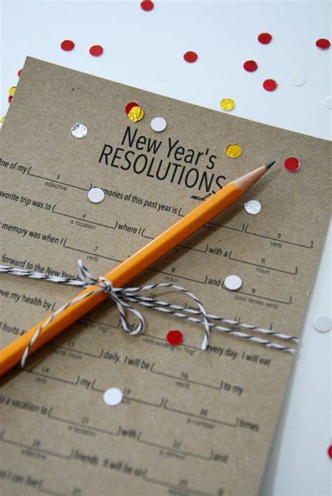 new year s eve resolutions game the idea room