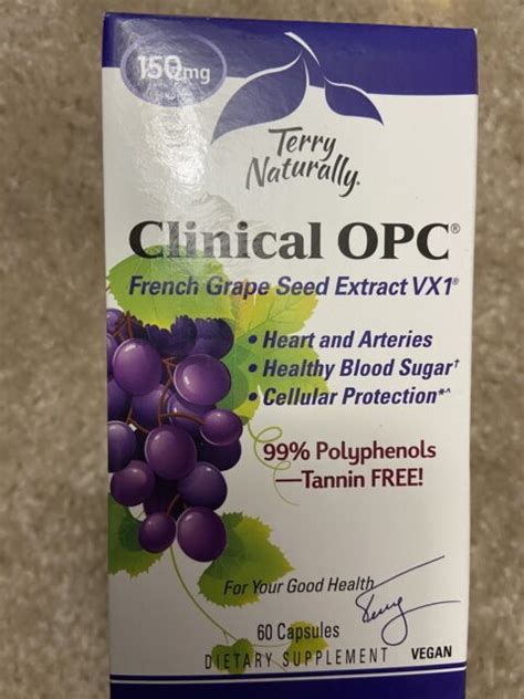 europharma terry naturally clinical opc  mg  capsules  sale