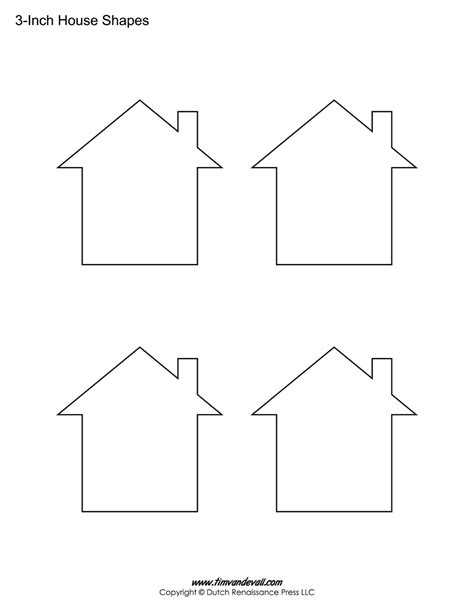 house templates tims printables