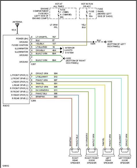 wiring diagram  ford radio