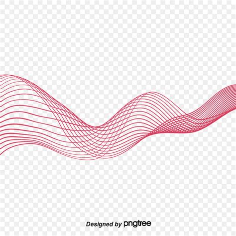 red wavy lines png image red wavy  shading wave vector shading wave shading png image