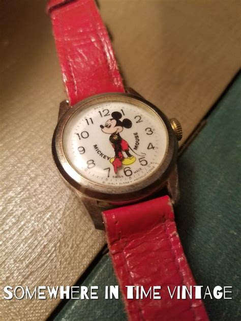 vintage walt disney productions swiss made mickey mouse