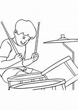 Schlagzeug Ausmalbilder Trommel Ausmalbild sketch template