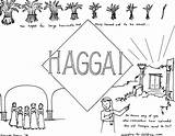 Haggai Coloring Habakkuk Testament Micah Prophet Pgs sketch template