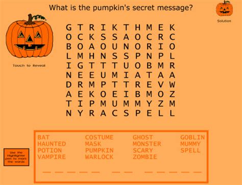 images  pumpkin word search printable printable halloween