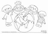 Holding Hands Coloring Children Colouring Getdrawings sketch template