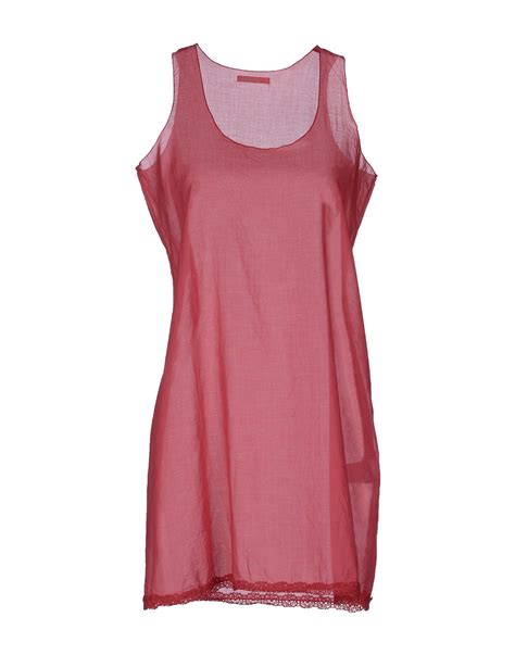 almeria short dress in pink pastel pink lyst
