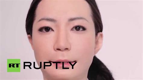 Japan Ultra Realistic Female Robot Reads The News Youtube