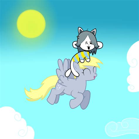 Temmie And Derpy Hooves By Yufery5 On Deviantart