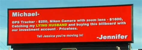 Cheating Husband Billboard Scorned Wife Appears To Call Out Spouse On