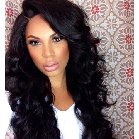 buy hot sale  synthetic wigs  long wave body black hair wig  african