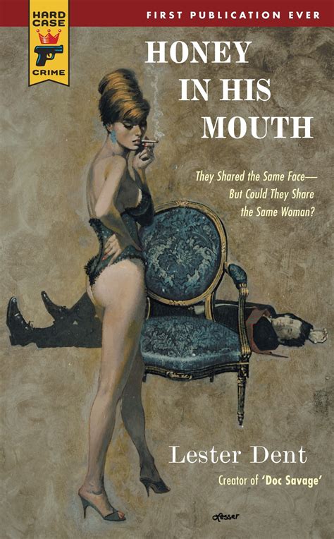 Honey In His Mouth Pulp Art Cover Modern Noir Crime