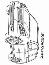 Pages Honda Coloring Printable sketch template