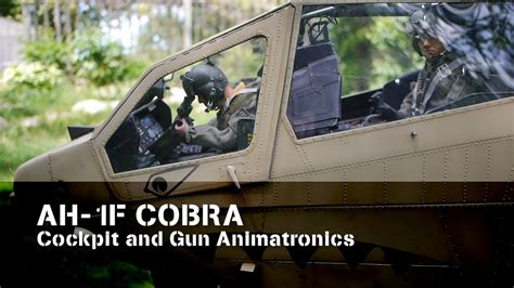 Minimatronix Animated Cockpit And Gun Ah 1f Cobra