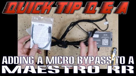 add  micro bypass   maestro rr harness   pioneer maestro rr wiring diagram