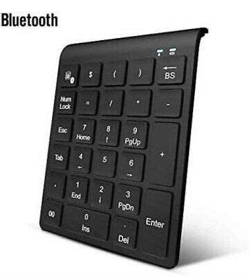 wireless numeric keypad  keys portable external numpad keyboard