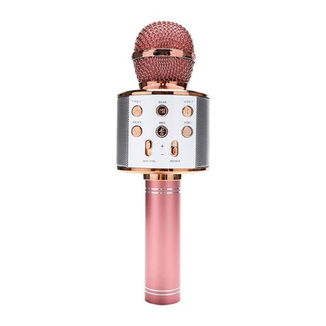 basstop professional bluetooth wireless microphone karaoke speaker ktv  player singing