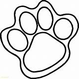 Paw Coloring Print Foot Tiger Drawing Footprint Pages Clipart Draw Dog Color Line Bear Paws Clemson Dinosaur Feet Animal Printable sketch template