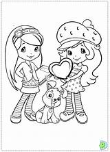 Coloring Strawberry Shortcake Dinokids Close Print sketch template