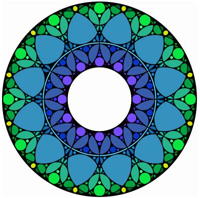 circle design pattern clipart