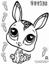 Pages Unicorn Lps Coloring Bunny Template sketch template