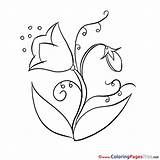 Coloring Pages Bluebell Flower Printable Sheet Title Coloringpagesfree sketch template