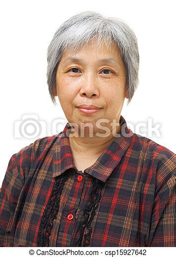 Mature Asian Woman Canstock