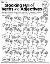 Adjectives Nouns Verbs Adjective Grade Coloring Color Worksheet Worksheets Sheets First Verb Noun 1st Language Code Kids Literacy Activities Arts sketch template