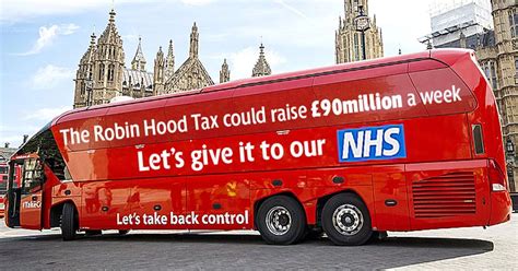 replace brexit bus  lies  robin hood tax bus     save  nhs ros wynne