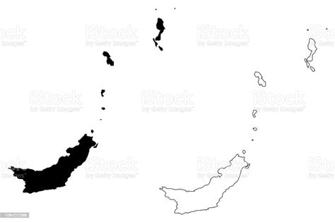 north sulawesi map vector stock illustration  image  istock