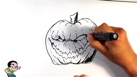 how to draw a jack o lantern easy drawings youtube