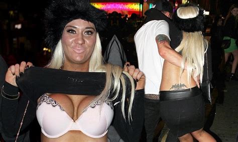 Josie Cunningham Flashes Her Bra Before Falling Over On Bender Daily
