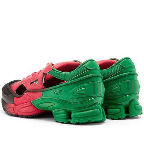 adidas  raf simons replicant ozweego pink green black