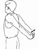 Stretches Shoulder Back Exercise Stretch Exercises Stretching Chest Pull Arm Arms Pain Pectoralis Neck Opener Upper Shoulders Trapped Nerve Frozen sketch template