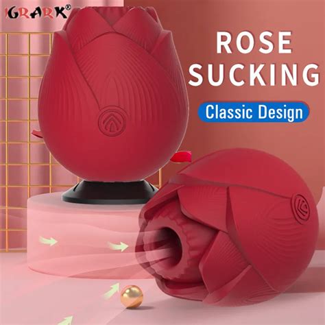 Rose Vibrator Vagina Sucking Vibrators Sucker Oral Licking Clitoris