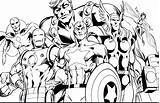 Avengers Coloring Printable Pages Getdrawings sketch template