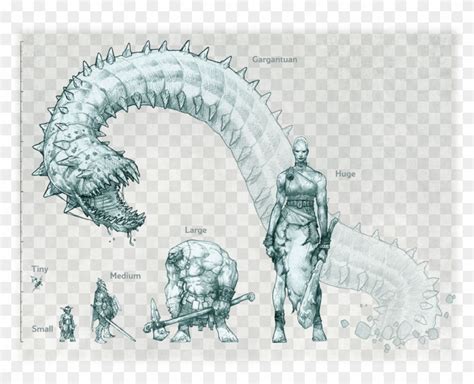 creature size chart hd png    nude porn
