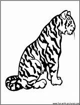 Tiger Coloring Pages Frank Lisa Animals Asian Colouring Printable Fun Comments sketch template