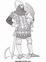 Coloriages Chevaliers Personnages Rubrique Knights sketch template