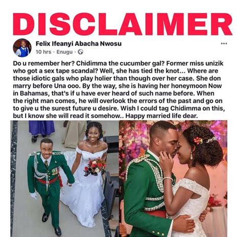 sex scandal and she later got married celebrities nigeria