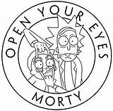 Rick Morty Printable Justcolor sketch template