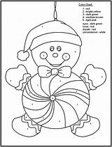 Christmas Coloring Color Numbers Pages Number Printable Kids French Print Worksheets Printables Gingerbread Sheets Ornament Holiday Colouring Tree Adult Pdf sketch template