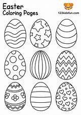 Easter Eggs Wielkanocne Kolorowanki 123kidsfun Printables Basket Wydruku Wydrukowania Inspiracje sketch template