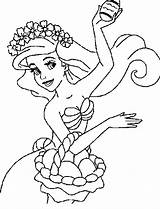 Easter Coloring Pages Princess Printable Ariel Disney Happy Mermaid Girls Frozen Color Kids Winnie Pooh Getcolorings Getdrawings Little Visit sketch template