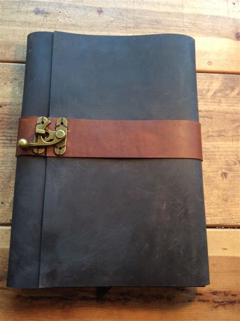 writing journal mens leather notebook  man gifts