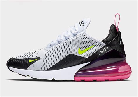 The Nike Air Max 270 Returns With Volt And Fuchsia Accents Nike Air Max