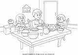 Room Dining Coloring Family Pages Color Living Sheet Kids Bedroom Big Print Worksheet Template Activities Sketch Houses Drawings sketch template