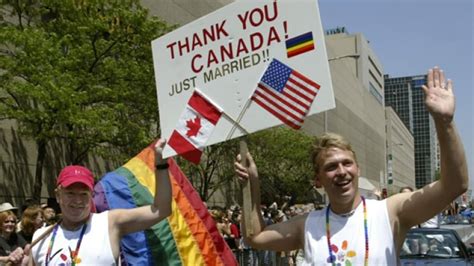 same sex couples from other countries who were married in canada may not be able to get divorced