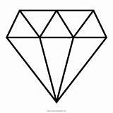 Diamante Desenho Icon Diamantes Stampare Colorear Coloringcity Psd Freestock Ultracoloringpages sketch template