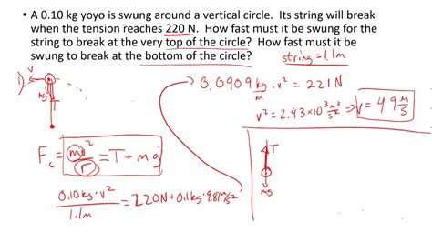centripetal force  acceleration problems youtube